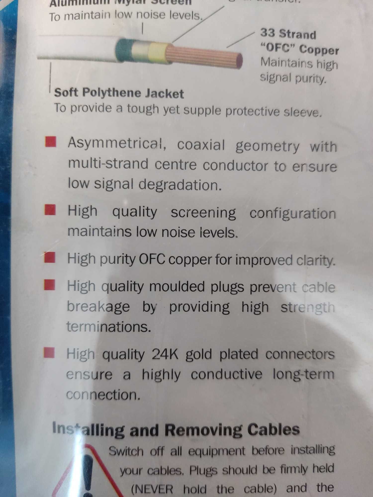 Cambridge Audio Sublink 7,5m. kabel do subwoofera, przewód Professiona