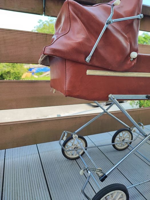 Stary wózek dla lalek PRL