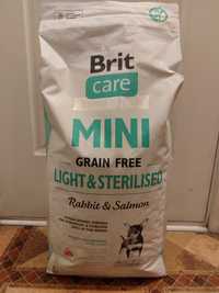 Сухой корм для собак мини кролик Brit Care Mini Light Rabbit Salmon