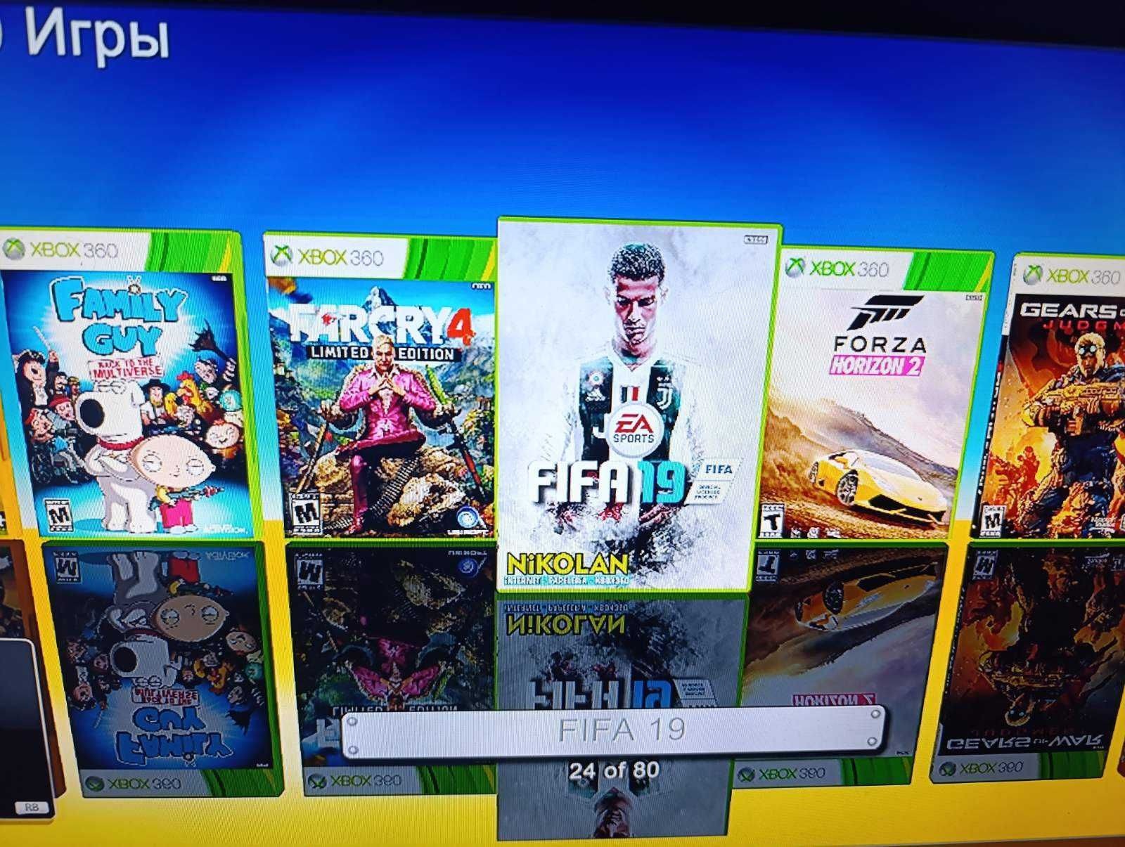 Xbox 360 Slim 250Gb джойстик ігри