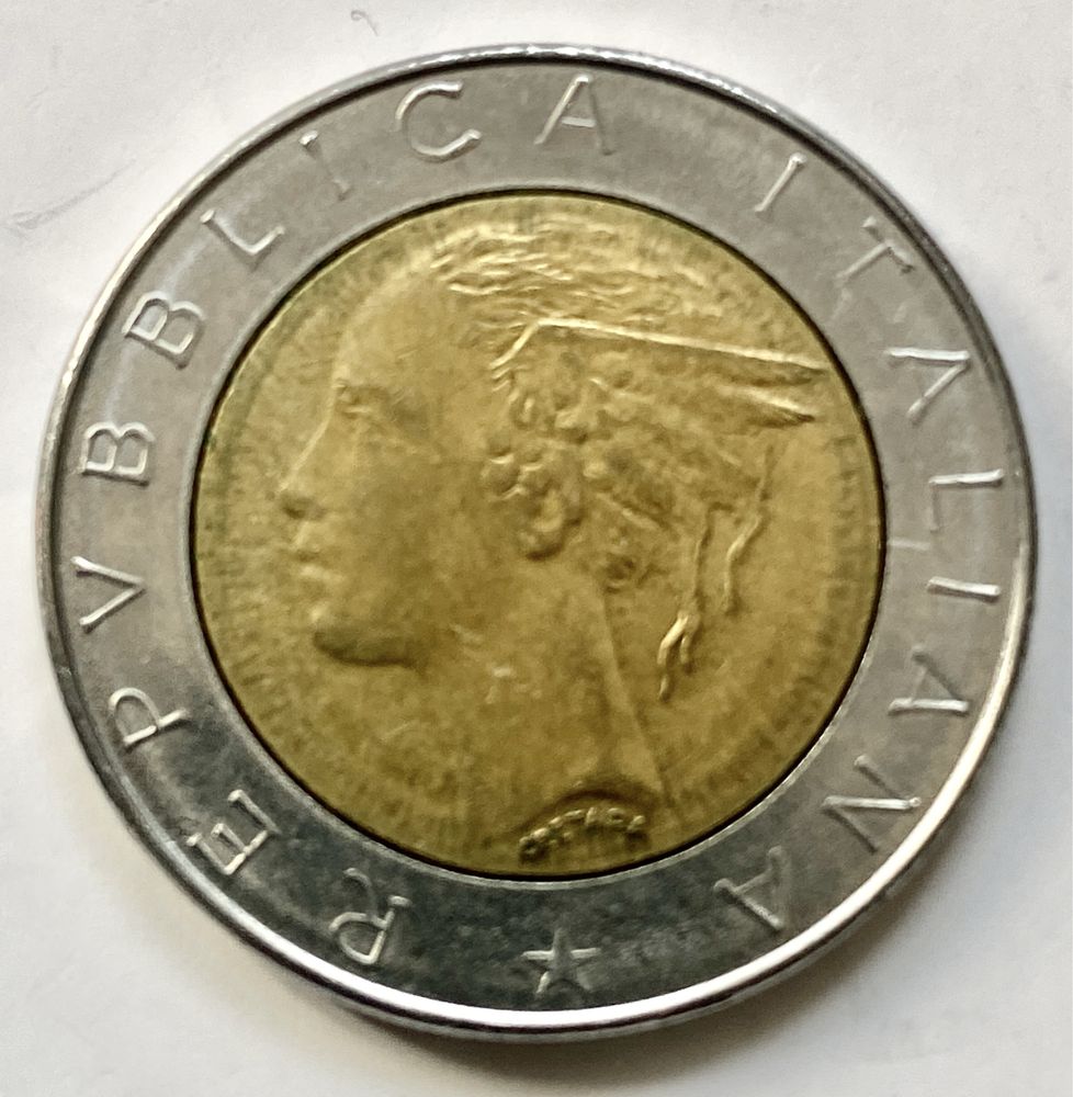 Moneta Włochy - 500 Lirów 1985 Nr#302