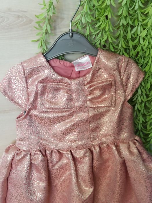 Sg Piękna sukienka 86 , 92 wizytowa balowa urocza sukienka 86 , 92
