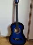 Niebieska gitara do nauki