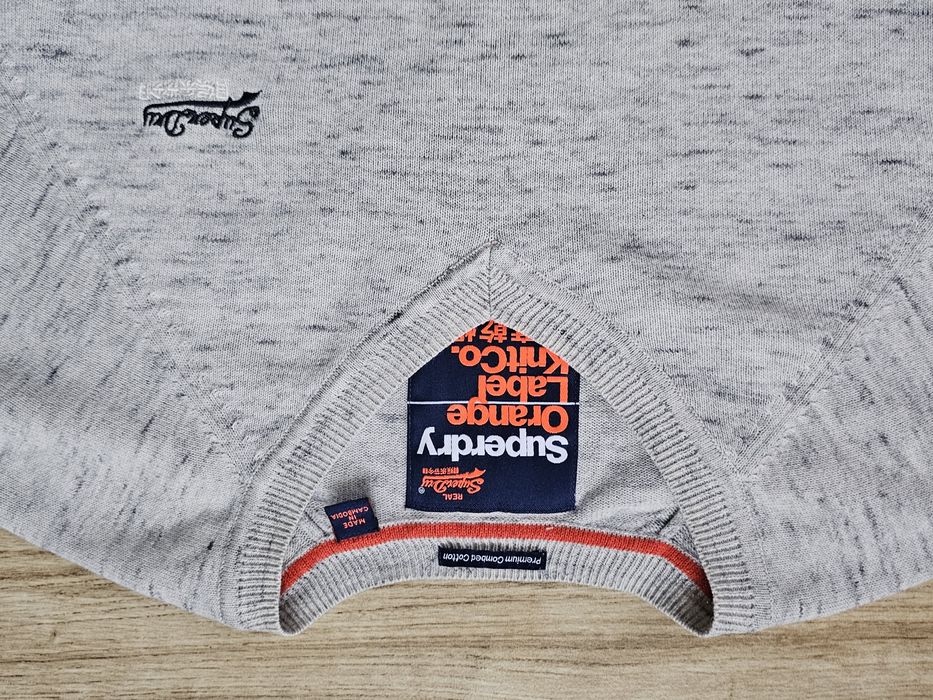 sweter SUPERDRY Japan Orange Label Knit  r. M - okazja