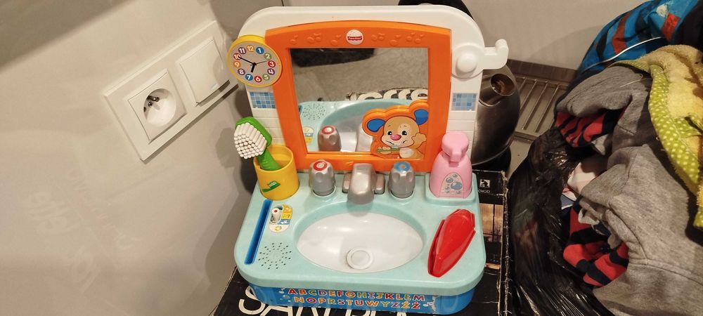 Zabawka zlew lustro szczoteczka