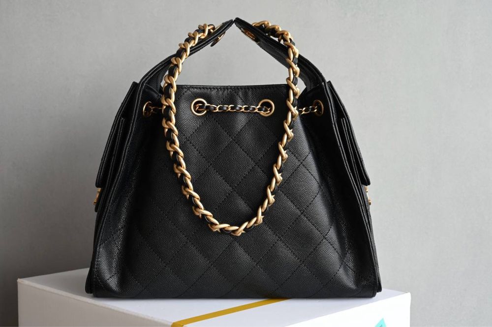 Сумка Chanel 25s повний комплект бутика максимальна версія шкіра ікра