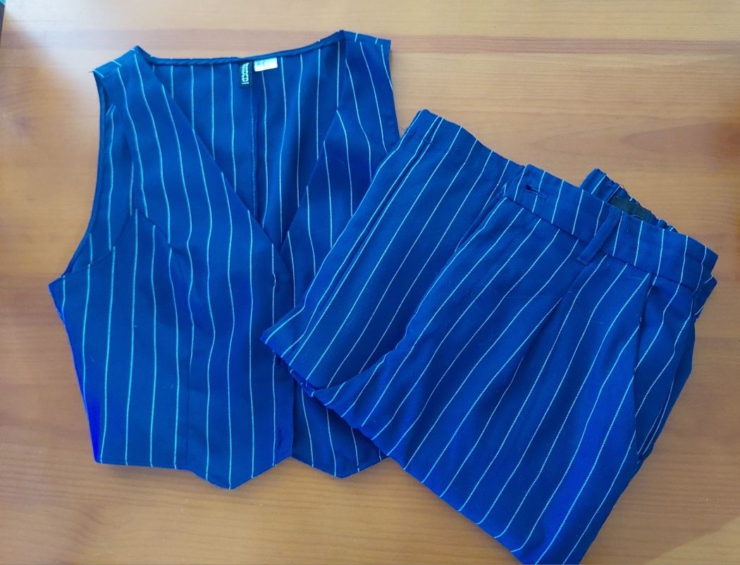 Conjunto calça e colete HM
