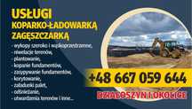 Usługi koparko-ładowarką/Usługi wywrotką