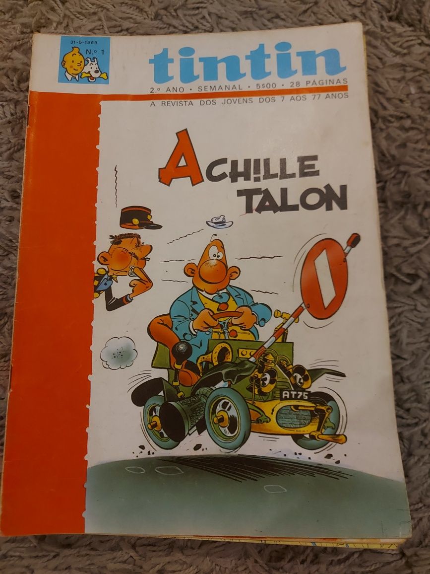 Revistas Tintin 2° ano - Vários números