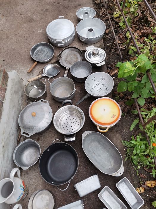 Кастрюля нержавейка посуд чугун  гусятниця