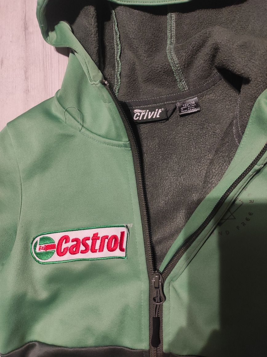 Kurtka typu Softshell 122/128 Lupilu zielona jesień wiosna