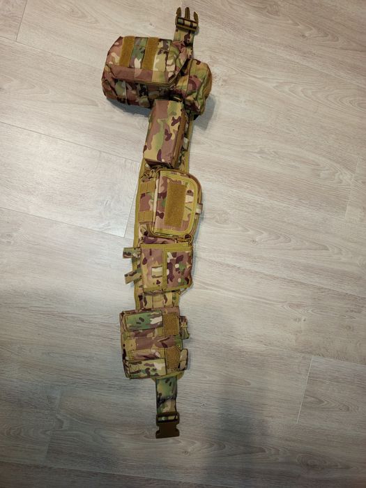 Розвантажувальний РПС пояс з підсумками Yakeda Multicam Мультикам