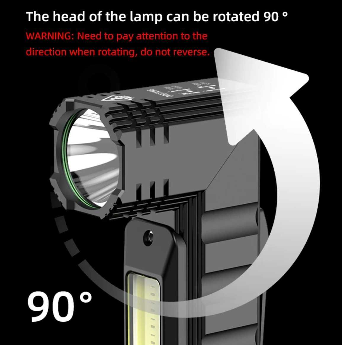 Ліхтарик Supfire G19 Портативний LED+COB