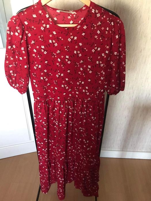 Vestido comprido Stradivarius