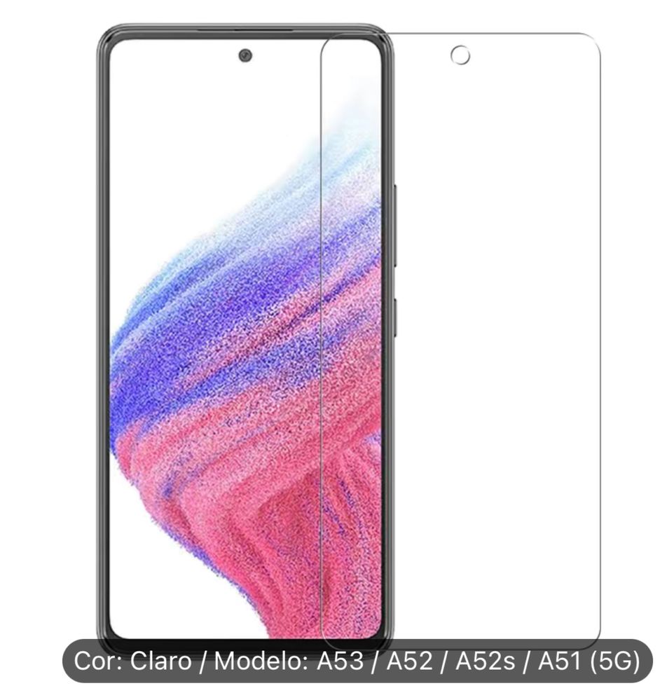 5 Pelicula vidro Samsung A53 5g