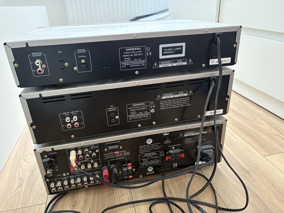 Zestaw Hi-Fi Onkyo DX-7211 + TA-6211 + TX-SV454 – sprawny