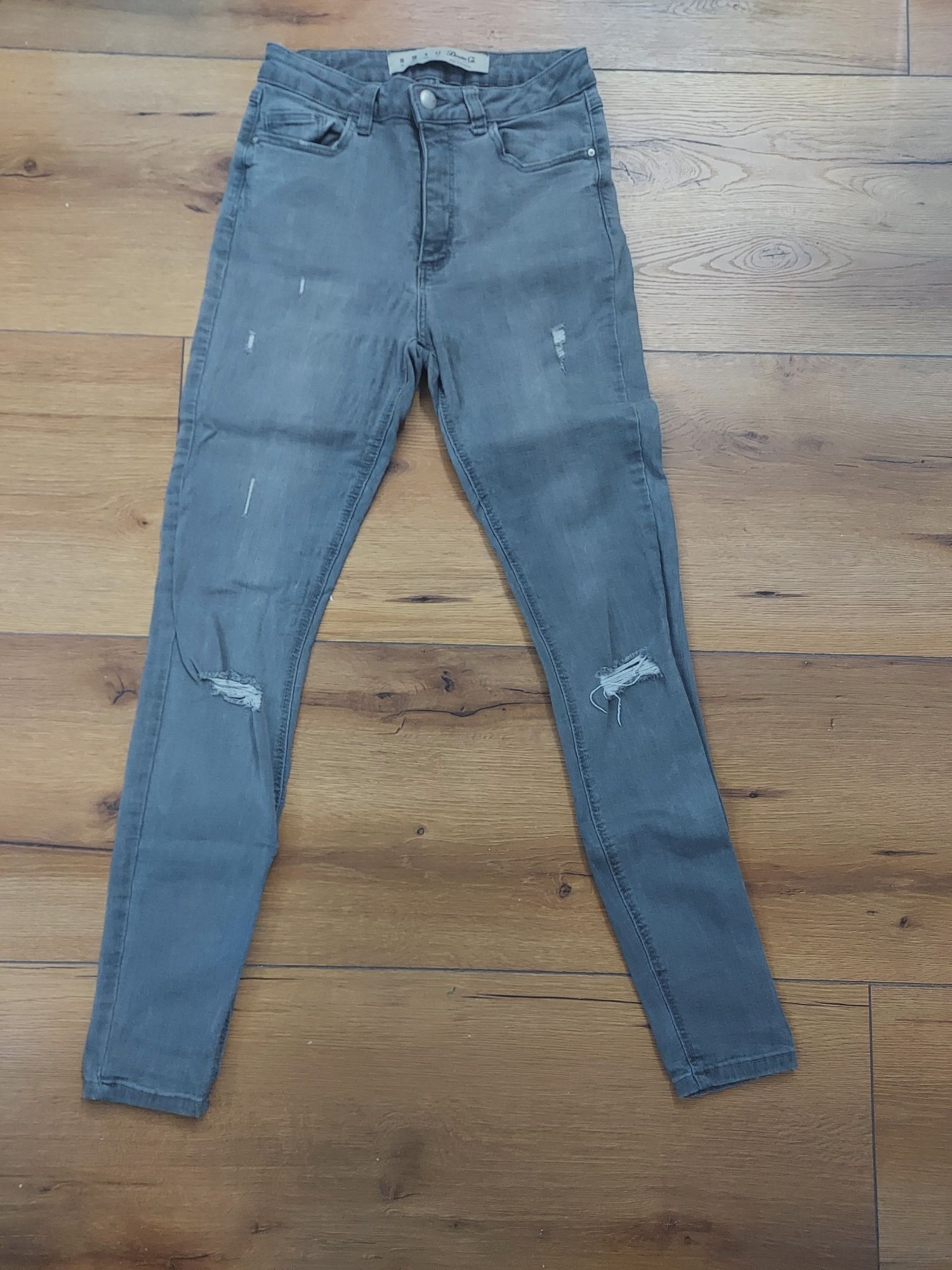 Jeansy skinny rurki high waist wysoki stan Primark, r. M