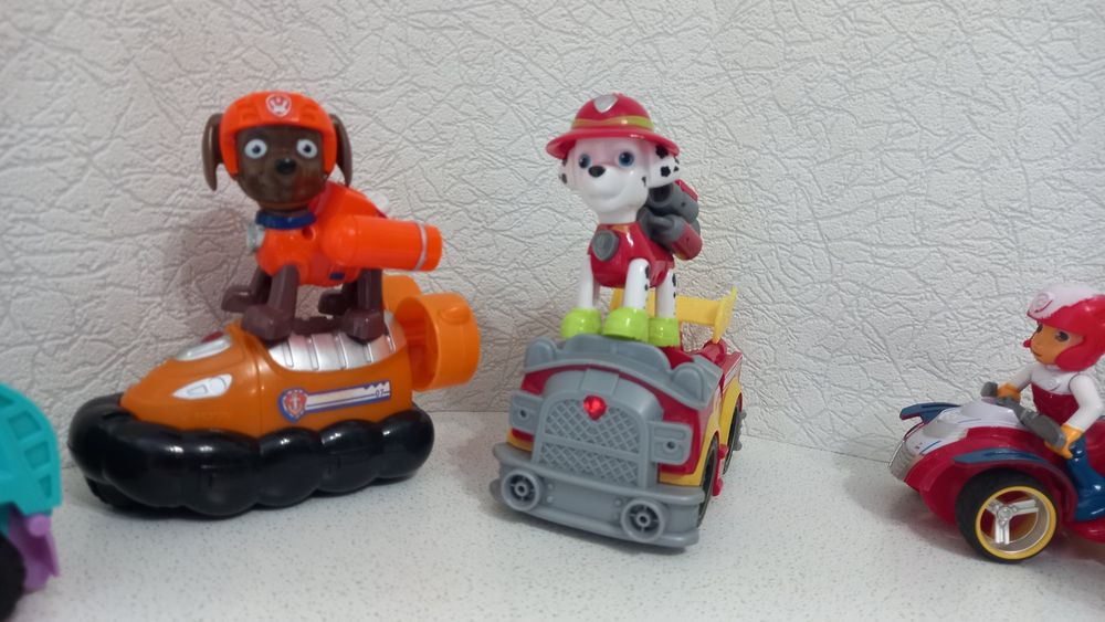 Маршал,Эверест,Зума, Райдер на машинах Щенячий патруль