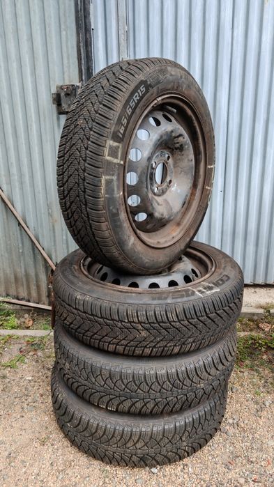 4 x koła 4x100 ET 43 RENAULT CLIO 165/65/15 jak NOWE