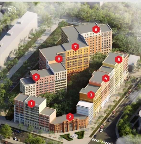 Фасадне приміщення в ЖК Via Roma, 2рівні,101м2