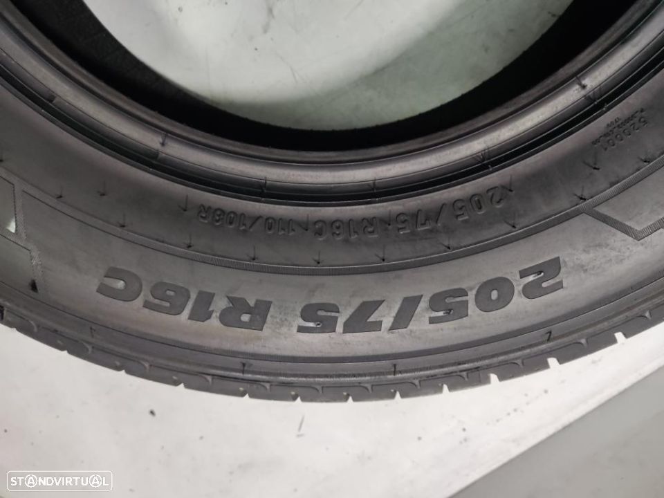 2 pneus semi novos 205-75r16c - pirelli - oferta dos portes