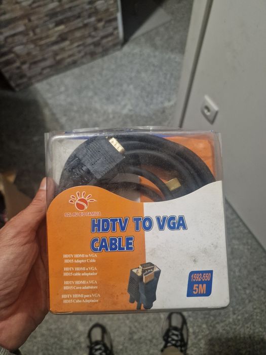 Cabo HDTV para RGB com 5 Metros