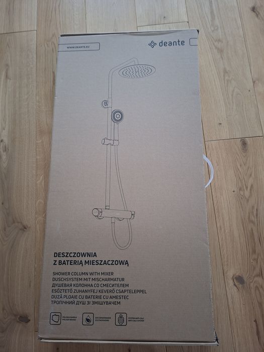 Kolumna prysznicowa z baterią mieszaczową Arnika Deante
