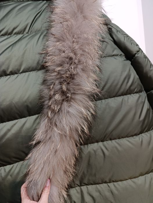 Obszycie do kaptura z naturalnego lisa, jenota