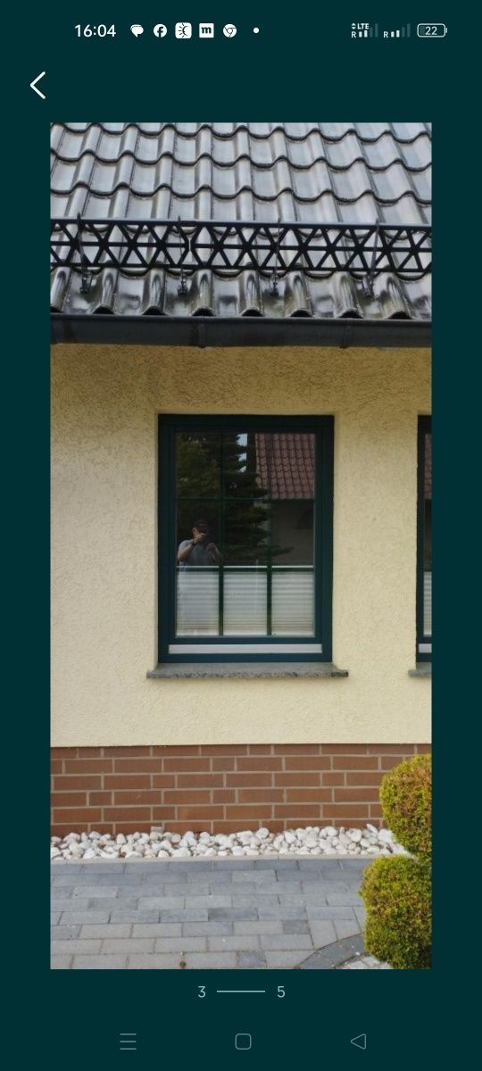 Okna z demontażu z Niemiec Meranti