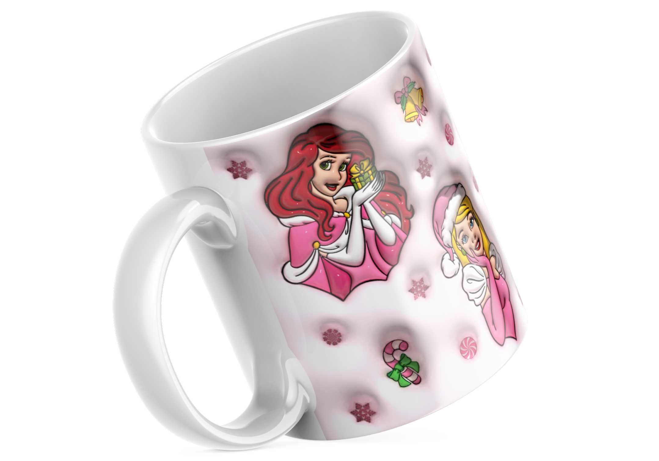Świąteczny Kubek 3D Disney - Idealny Na Prezent - NOWOŚĆ - UPOMINEK