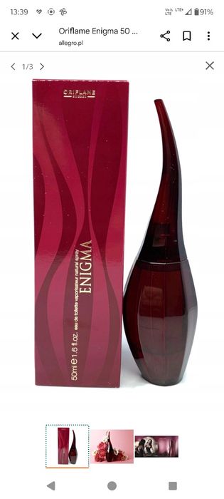 Enigma Oriflame perfumy -2sztuki