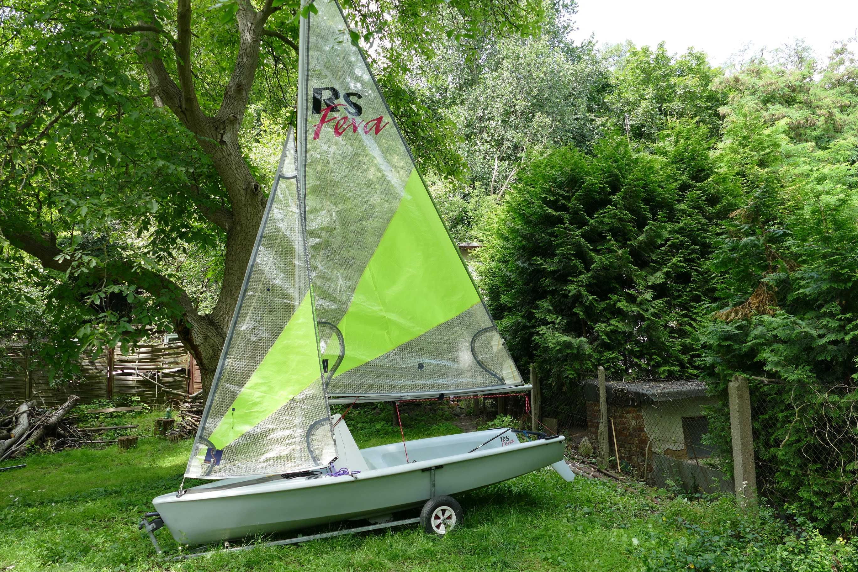 Łódź żaglowa żaglówka RS Feva 3,64m, mylarowe żagle