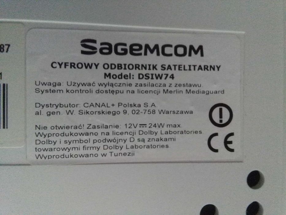 Dekoder WifiBox DSIW74 Polskie Niekodowane Kanały Satelitarne