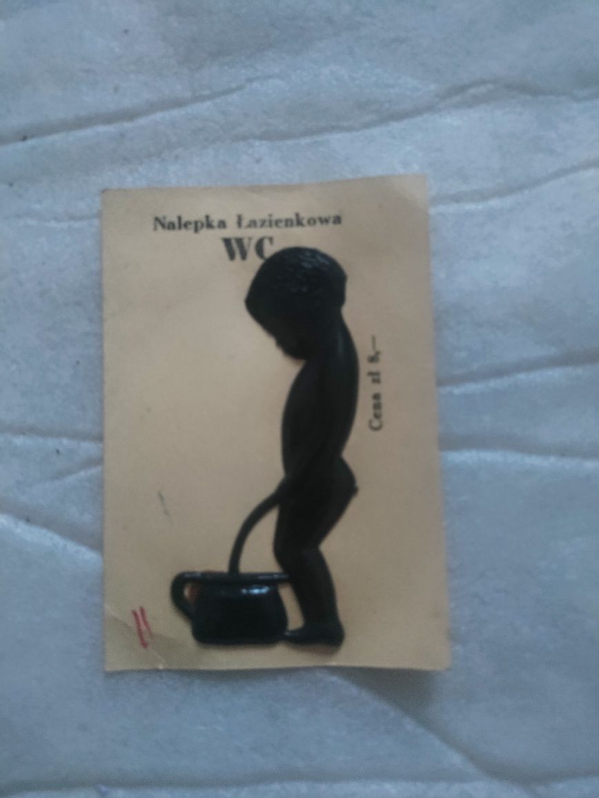 Naklejka WC z PRL