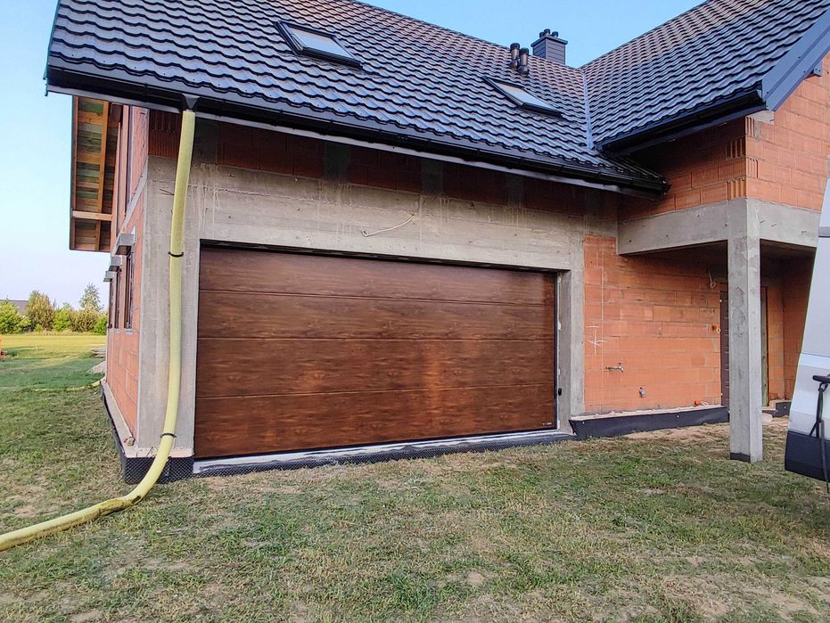 Brama garażowa złoty dąb 3000x2250