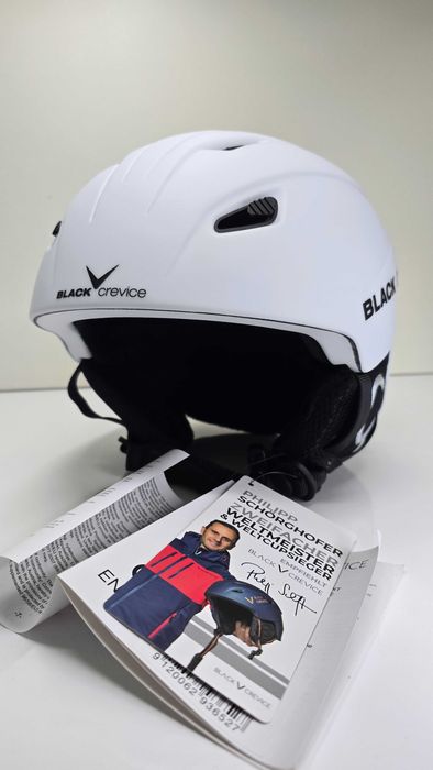 KASK narciarski BLACK CREVICE KITZBUHEL rozmiar S 55-56cm Matt White