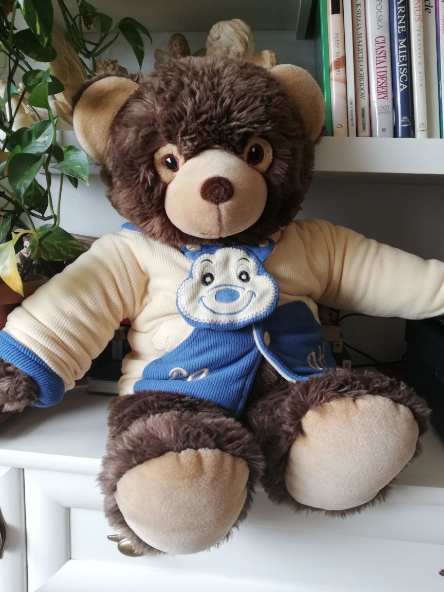 Miś,70 cm + pluszak, kurtka maskotka przytulanka
