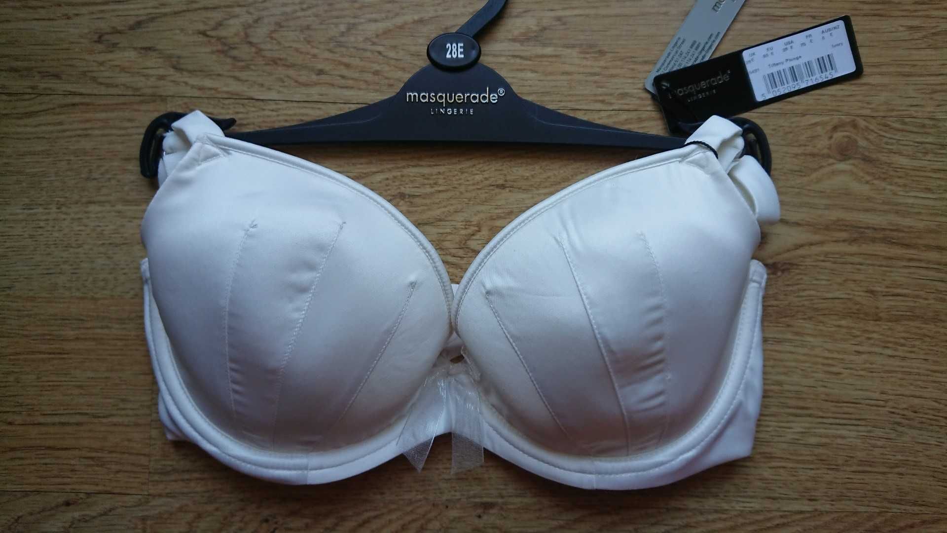 Masquerade by Panache biustonosz stanik Tiffany Plunge 28E 60E ivory