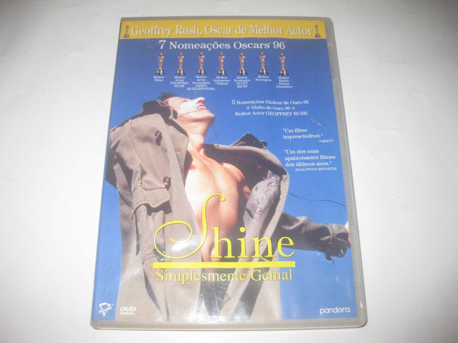 DVD "Shine - Simplesmente Genial" com Geoffrey Rus