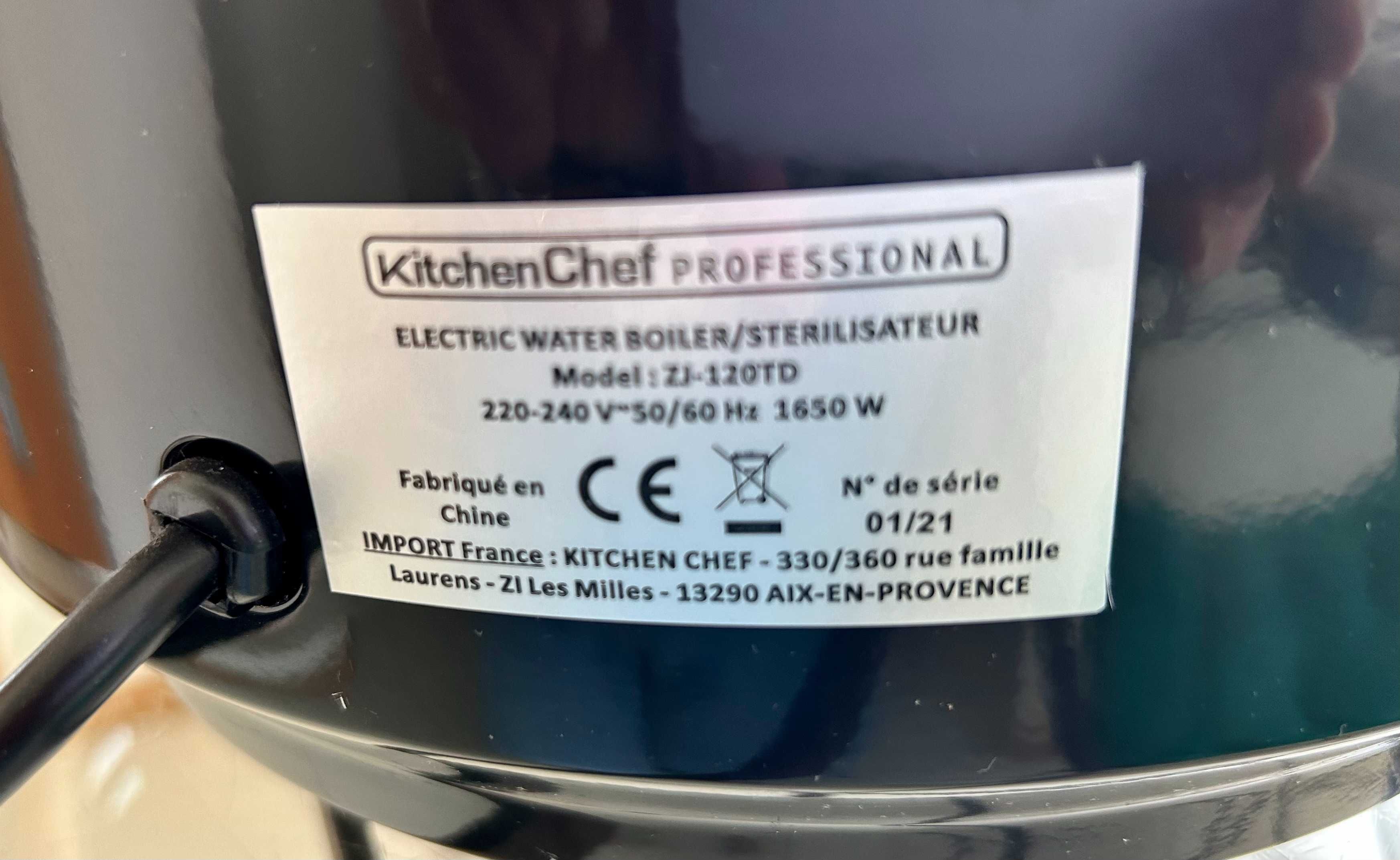 ESTERILIZADOR DE CATERING DE KITCHENCHEF - AÇO INOXIDÁVEL ZJ_120TD