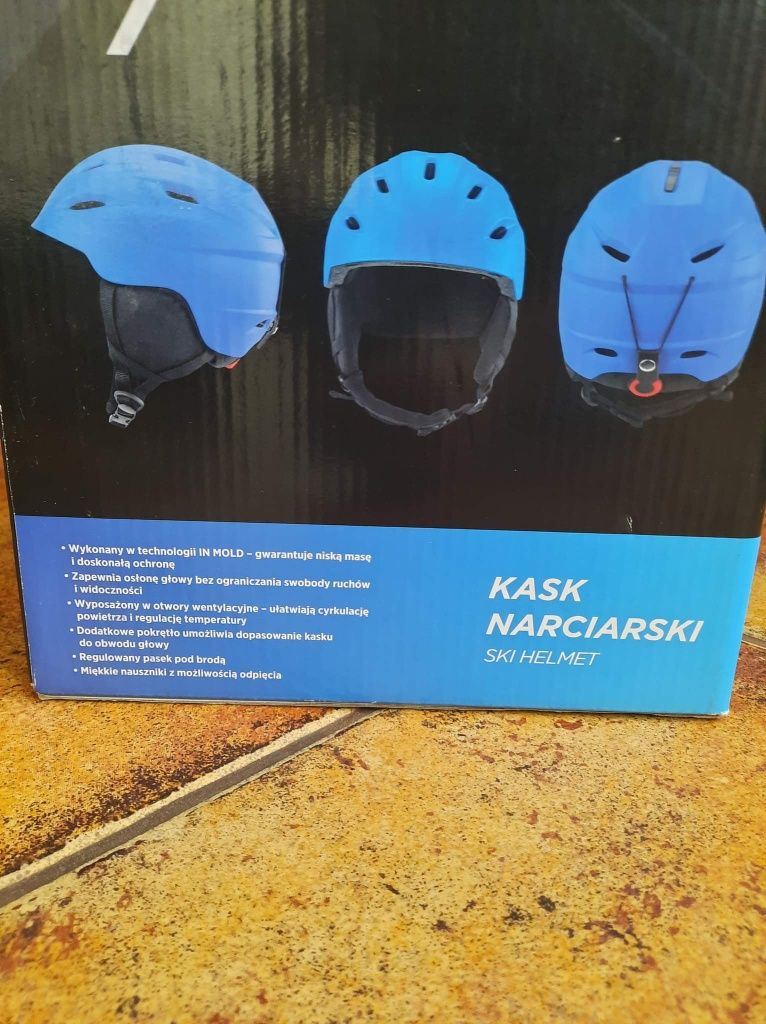 Nowy kask narciarski S (51-53 cm)