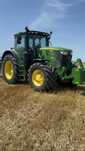 John Deere 6195R Pneumatuka, 50 KM/H Power Quad