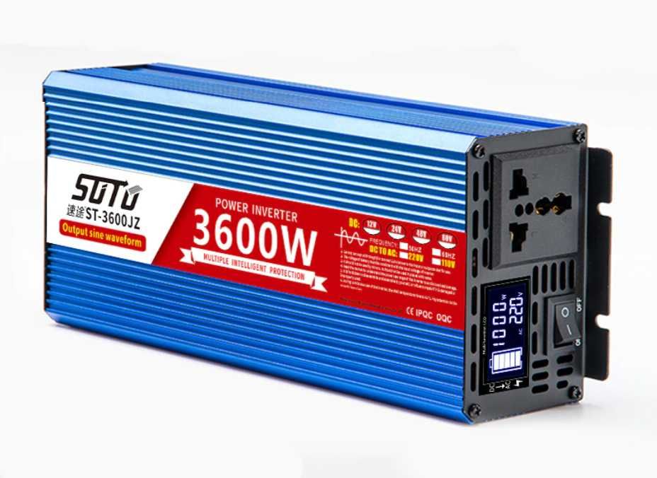 Инвертор 3600w для автомобильного аккумулятора 12v. Чистый синус