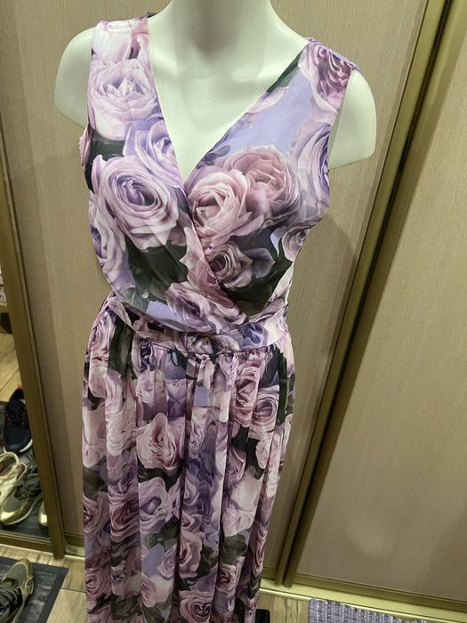 Sukienka maxi w kwiaty