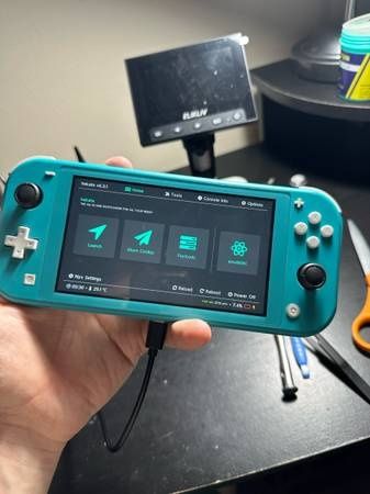 Nintendo switch V2, V1 modchip przeróbka