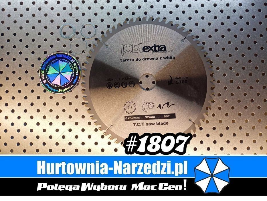 Tarcza do drewna z widią 250mm 60T tarcza do drewna 250mm 60 zębów