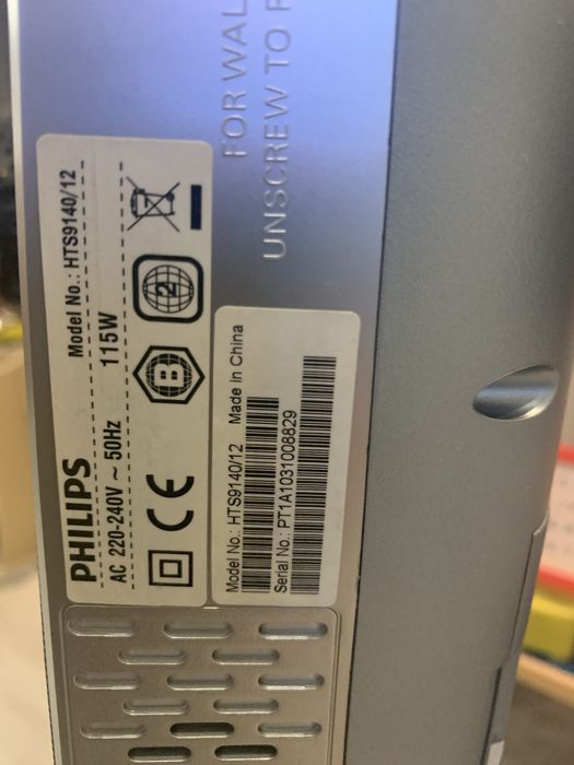 Soundbar com leitor blu-ray