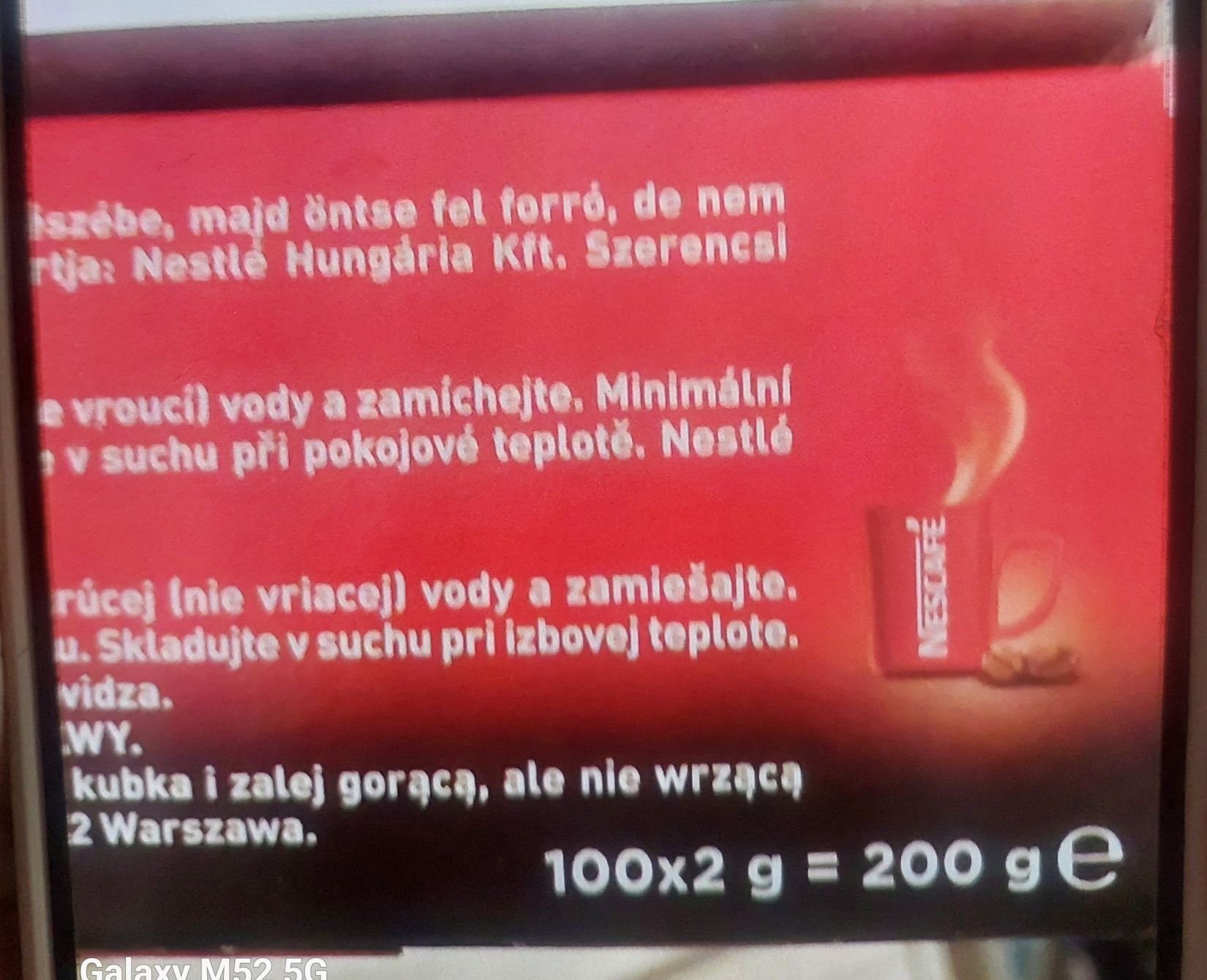 Kawa neskafe klassik