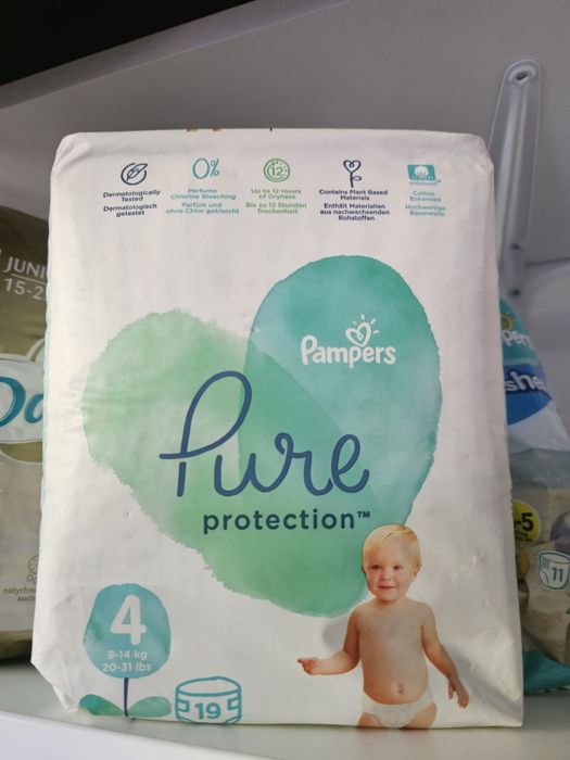 Pieluchy pampers pure 4