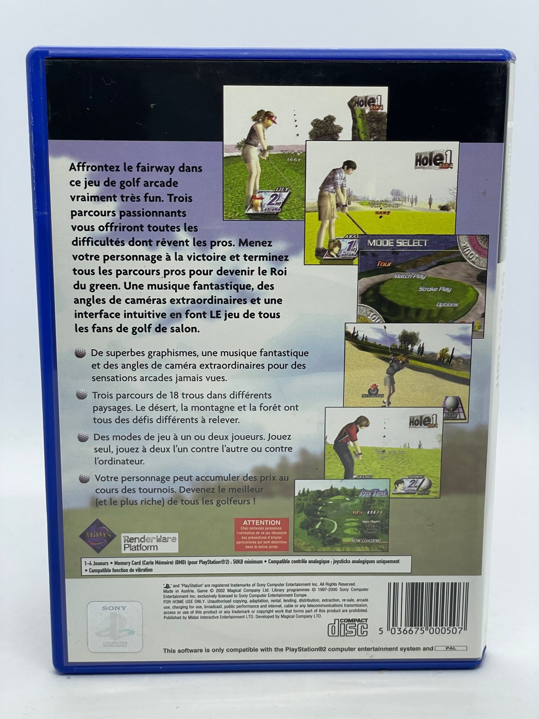 Go Go Golf PS2 PlayStation